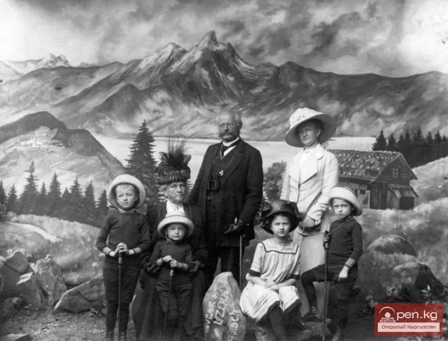 Строительство новой части города Оша в 1876 году