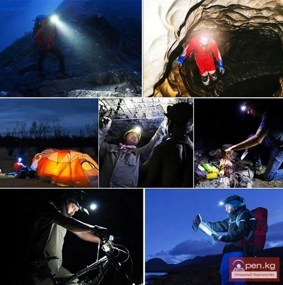 Туристтин жабдыгынын маанилүү элементи - фонарь