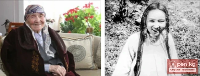 Actress Aisha Tyumenbaeva (Karasaeva)