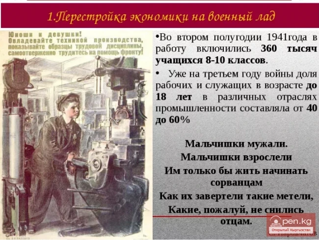 Reconstruction of the National Economy of the Kyrgyz SSR for Military Purposes