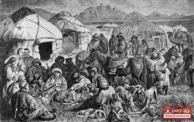 Система управления у различных кыргызских племен