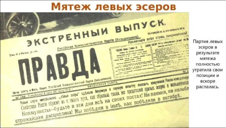 Prohibition of the Left Socialist-Revolutionary Party