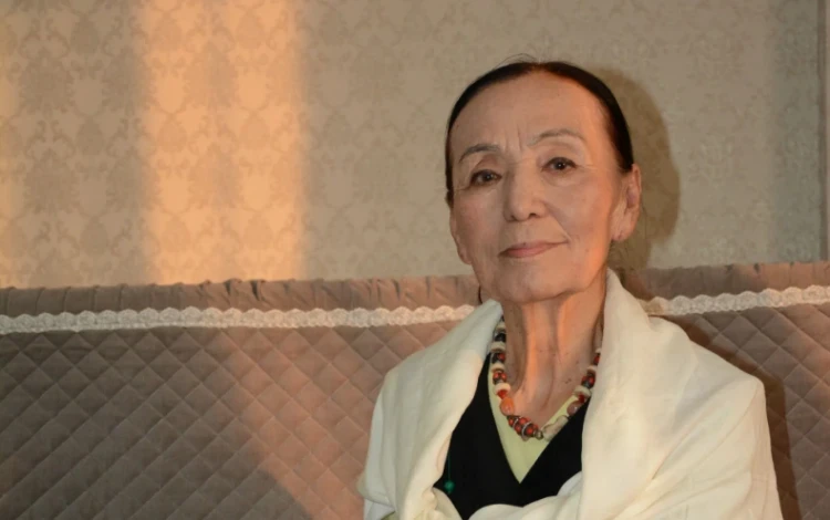 Народная артистка Киргизской ССР Жамал Сейдакматова