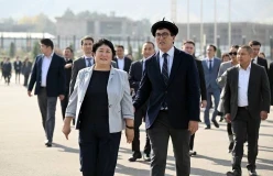 Employees of the presidential administration participated in the action in support of the snow leopard