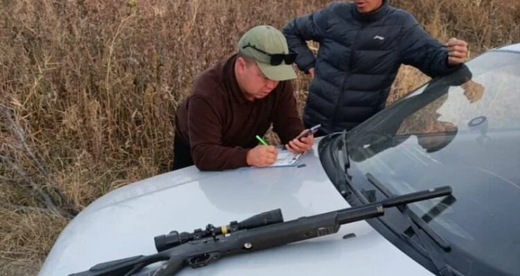 Факт незаконной охоты пресечен в Жайылском районе