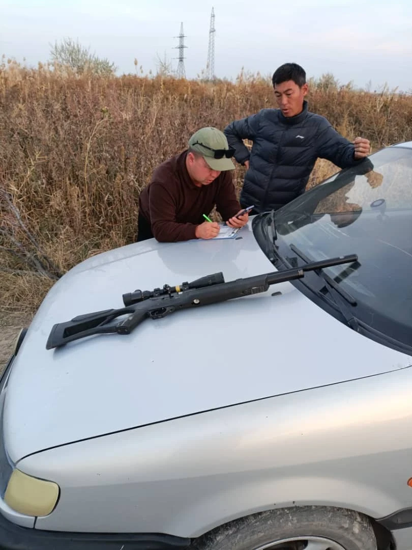 В Жайыльском районе выявлен факт незаконной охоты
