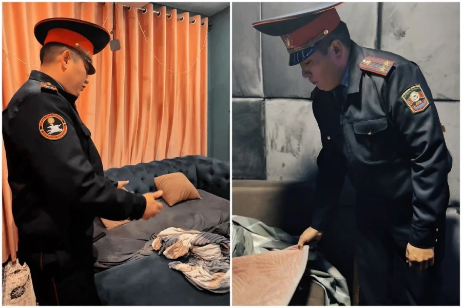 «Зачем здесь простыни?» Милиция провела рейд по «Антикино» в Бишкеке