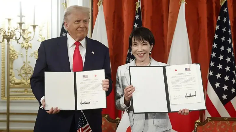 The USA and Japan agreed to develop a "new golden age" of the alliance between the two countries.