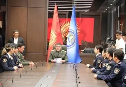 Ташиев поздравил сотрудников милиции с предстоящим профессиональным праздником