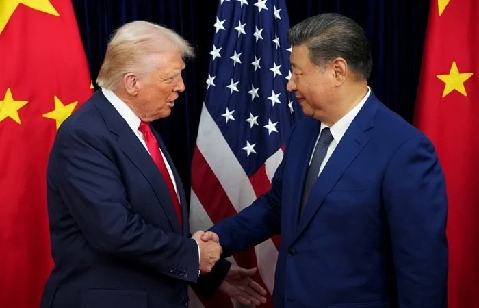 Trump and Xi Jinping Meeting Begins in South Korea