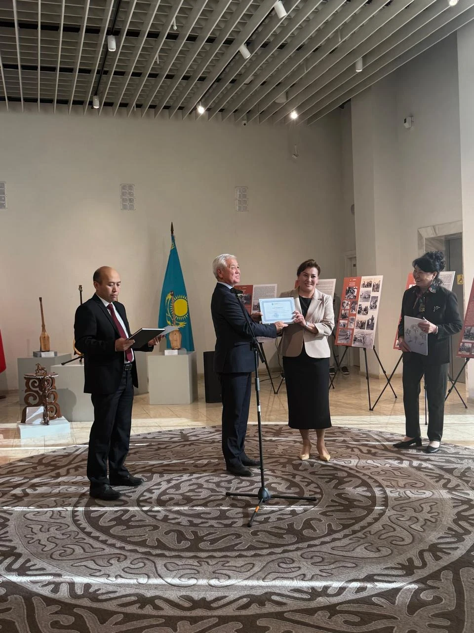 An international exhibition “In the Footsteps of Centuries: The Image of Kazakhstan’s History” has started in Bishkek