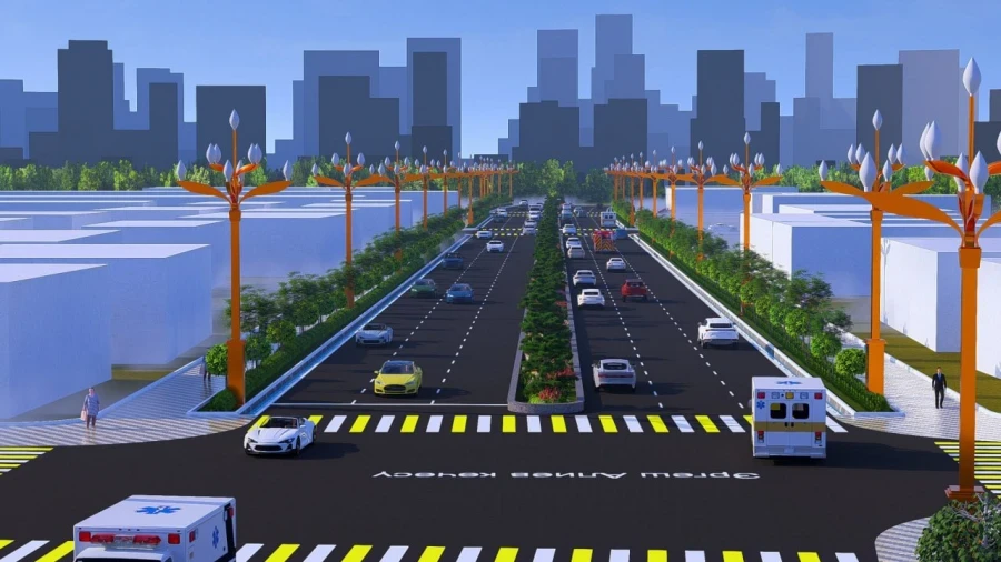 The ‘talked-about’ streetlights have reached Osh, they will be installed on the main street (sketches)