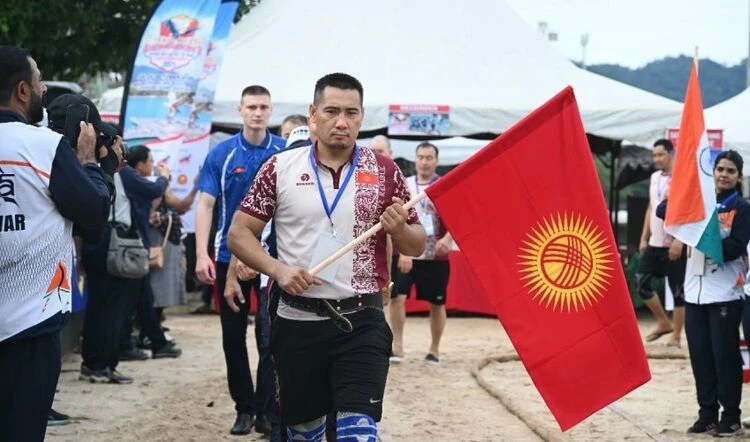 Kyrgyzstan Takes Second Place at the Asian Tug of War Championship