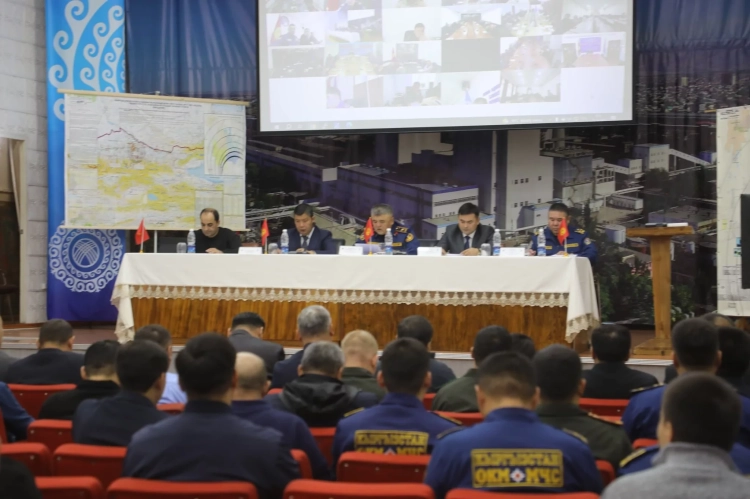 In Bishkek, the first stage of the command-staff exercises of the Ministry of Emergency Situations has begun. The readiness of Civil Defense for actions in the event of an earthquake is being tested.