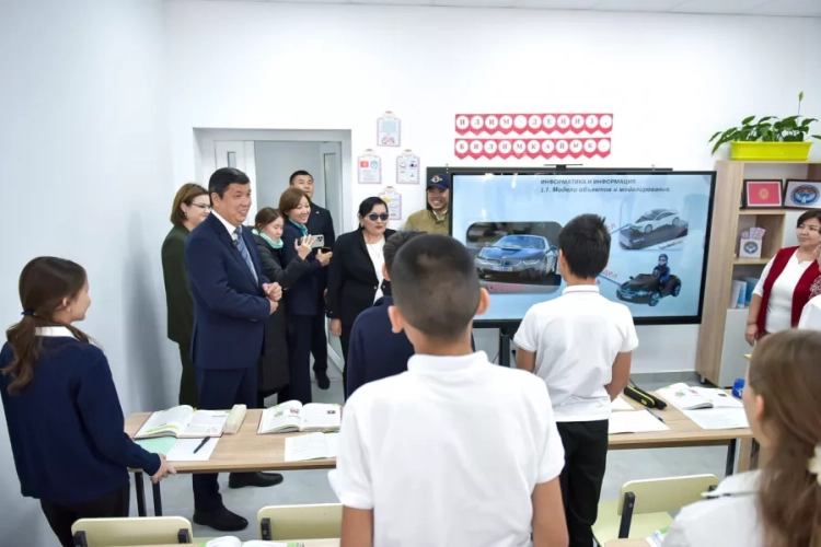 In Bishkek, a new branch of the school has opened in the GIK houses.