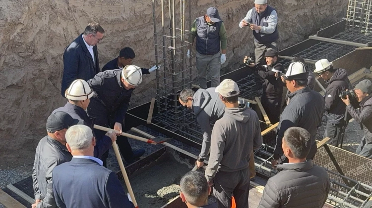 Construction of a new building for the regional family medicine center has begun in Naryn