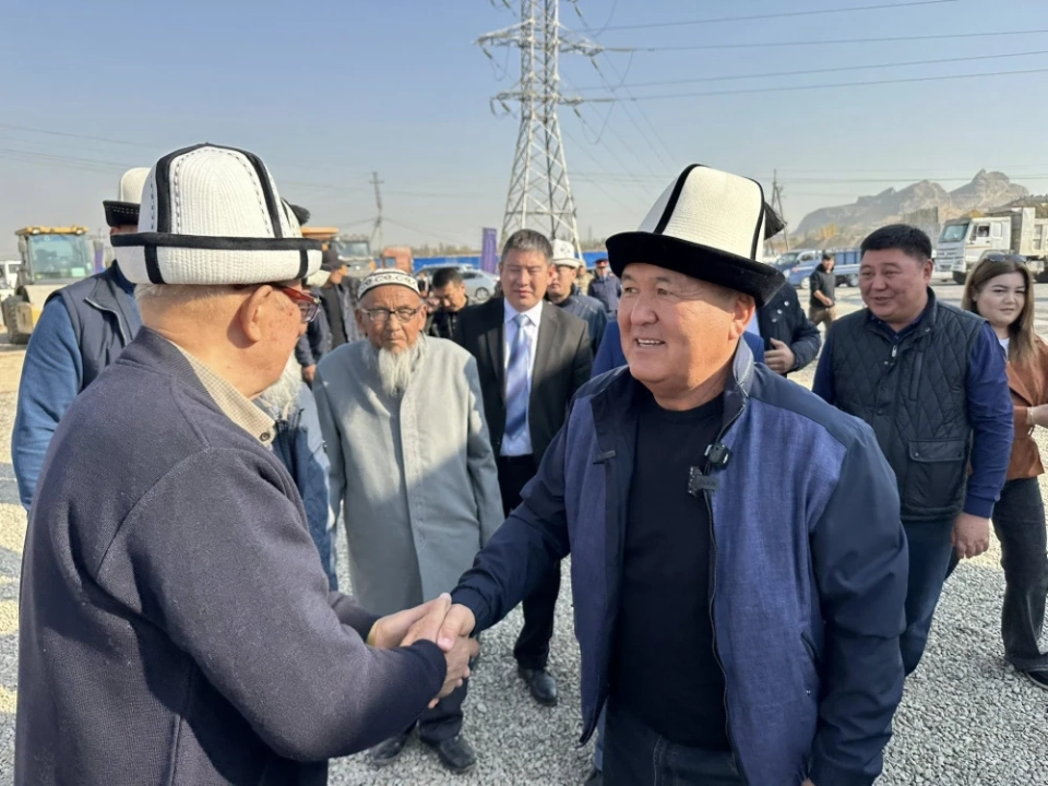 В Оше начали строительство двухуровневой транспортной развязки