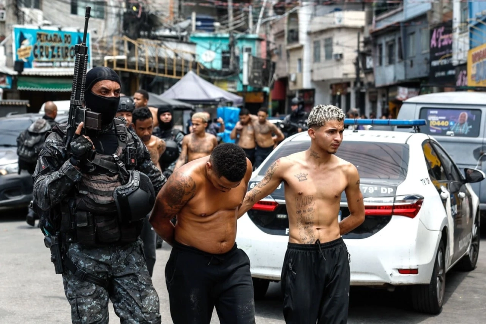 In Rio de Janeiro, battles with drug trafficking gangs are underway - over 70 people killed