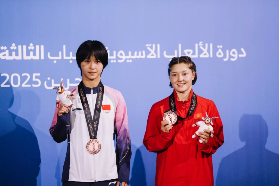 Kyrgyz athlete Assem Törögeldieva won a bronze medal at the III Asian Youth Games