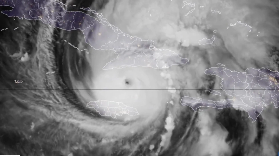 The largest hurricane in its history, "Melissa," has struck Jamaica, leaving over half a million residents without power.