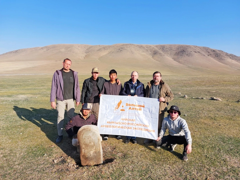 Archaeologists discovered an ancient stone statue of a woman in Kyrgyzstan