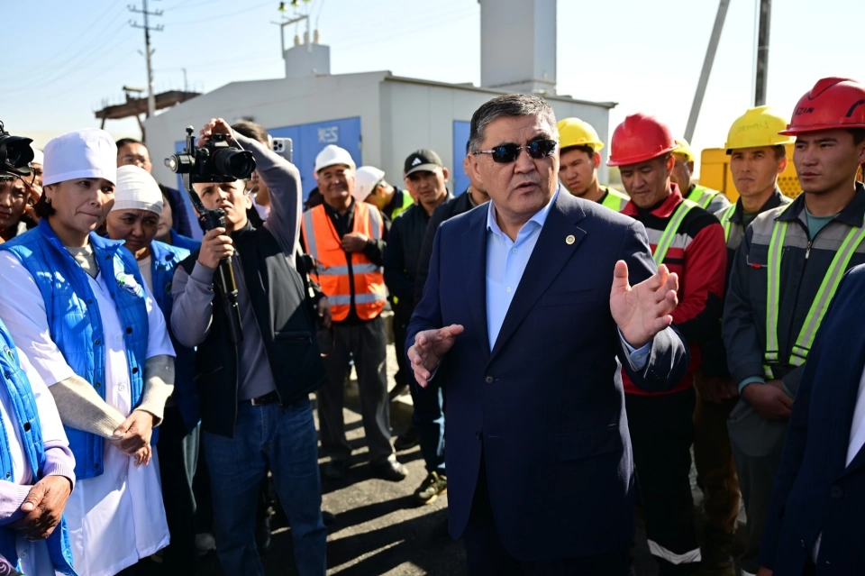 A new wastewater treatment complex has been launched in Manas