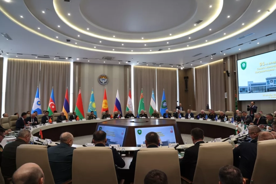The meeting of the Council of Commanders of the Border Troops of the CIS took place in Manas