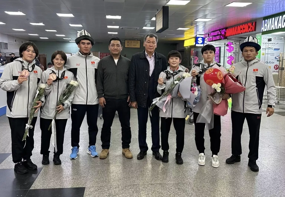 Young Wrestlers of Kyrgyzstan Return from the III Asian Youth Games