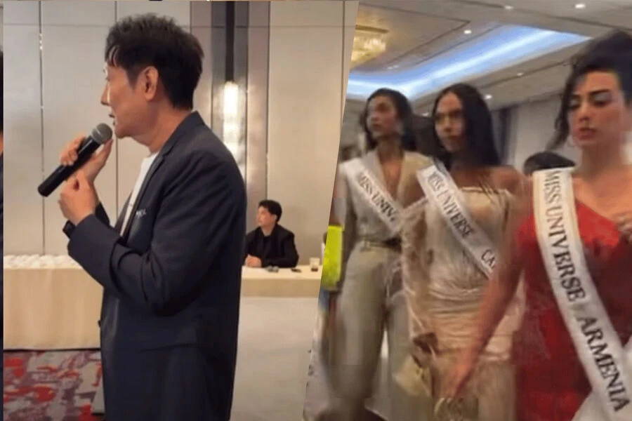 A scandal occurred at the Miss Universe beauty pageant in Thailand
