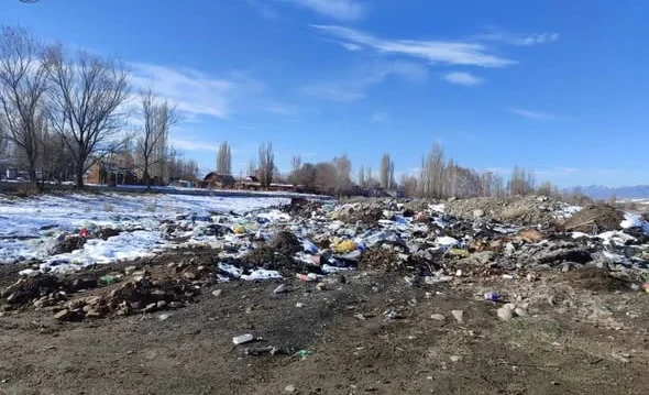 Unauthorized landfill discovered in the Kemin district