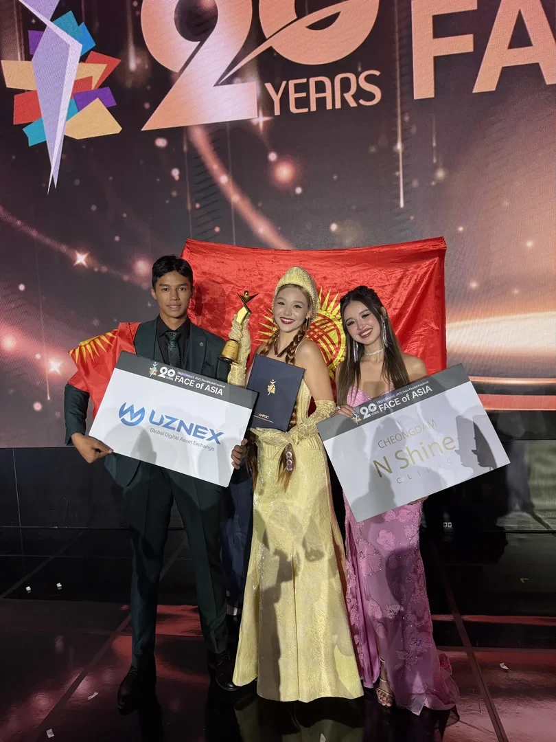 Models from Kyrgyzstan won the Grand Prix at the Face of Asia 2025 contest in South Korea