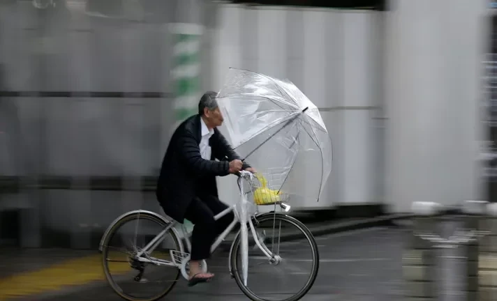 Typhoon "Fung-Wong" Approaches the Okinawa Islands