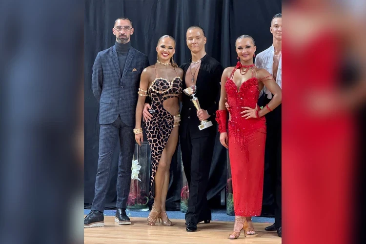 Кыргызстанцы завоевали золото по спортивным бальным танцам во Франции