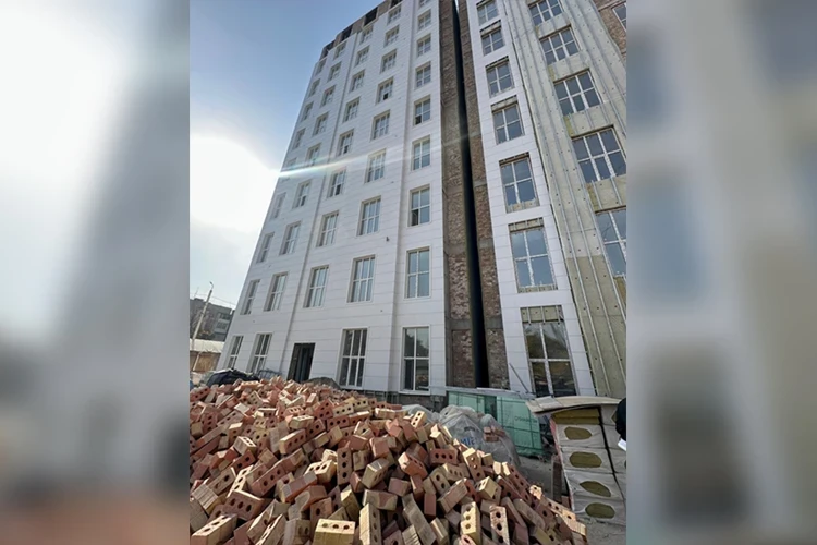 Due to project violations, the construction of residential buildings in Bishkek has been suspended