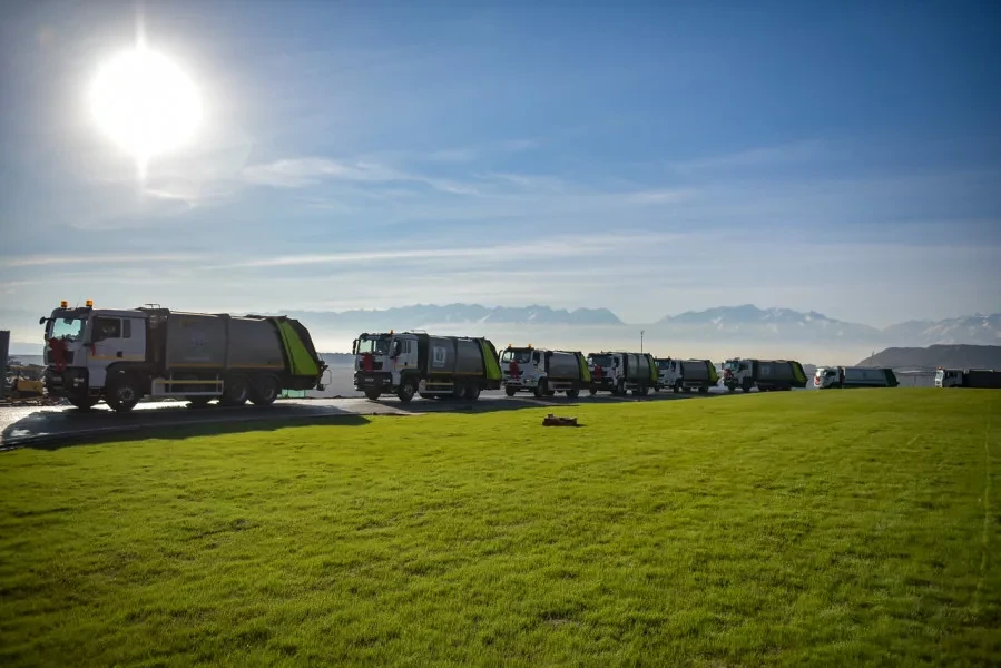 In Bishkek, the pilot phase of waste delivery to the new waste processing plant has begun