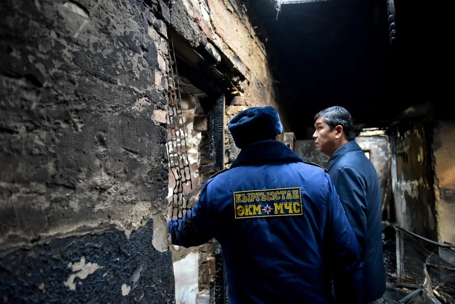 Those affected by the fire in the building on Aitmatov Avenue are to be provided with housing through the State Mortgage Company