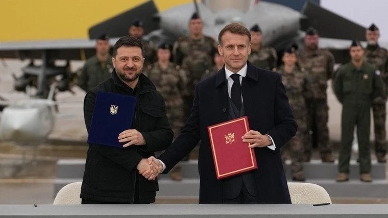 100 Rafale aircraft: Zelensky and Macron signed an agreement to strengthen Ukraine's defense capabilities