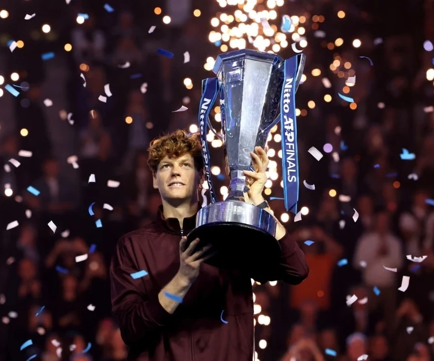 Jannik Sinner defeated Carlos Alcaraz and defended his ATP Finals title in Turin