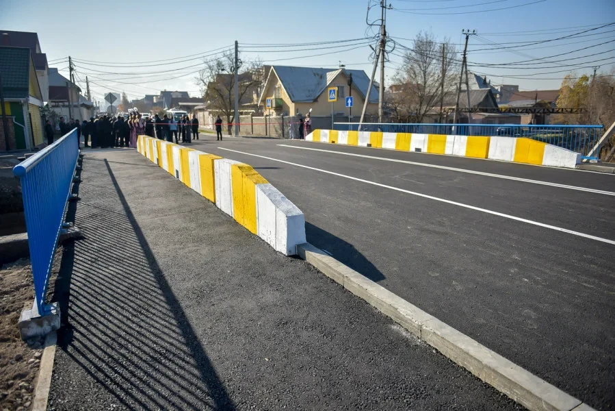 A new bridge was opened on Shukurova Street in Bishkek