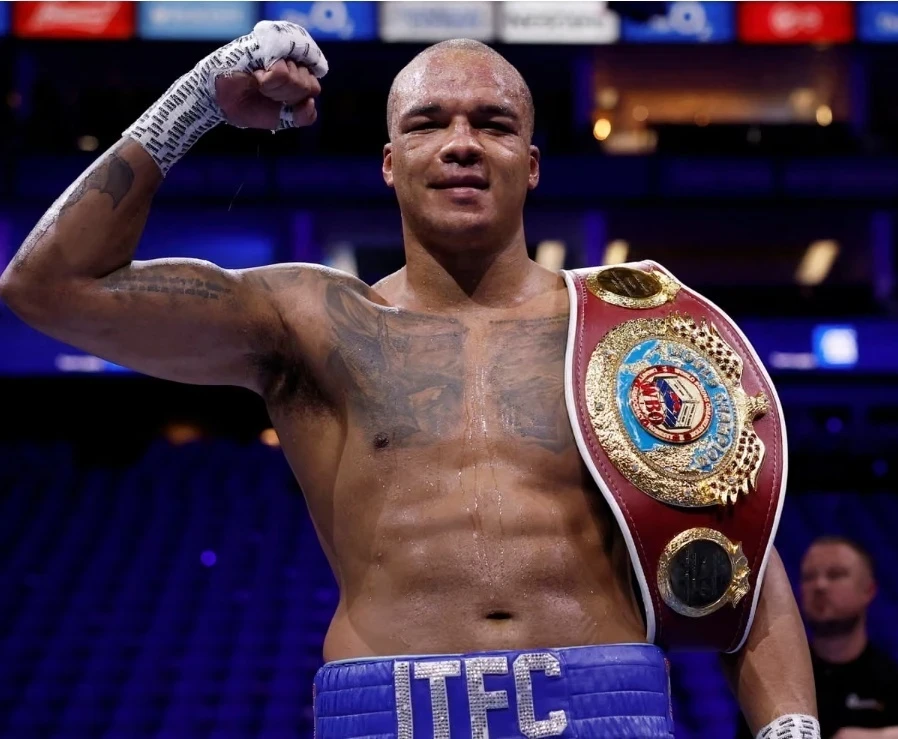 Fabio Wardley became the WBO world champion after Usyk vacated the title