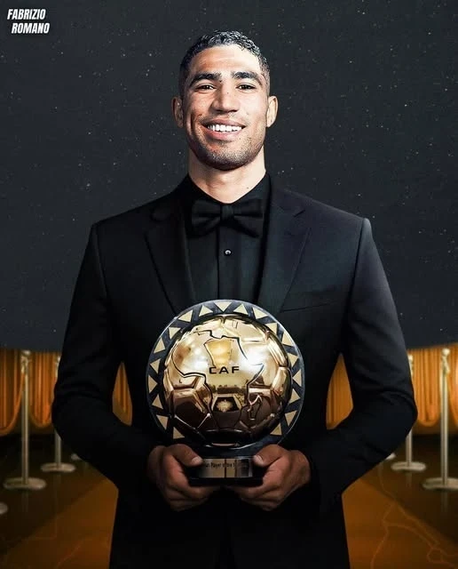 Achraf Hakimi named Africa's Best Footballer of 2025