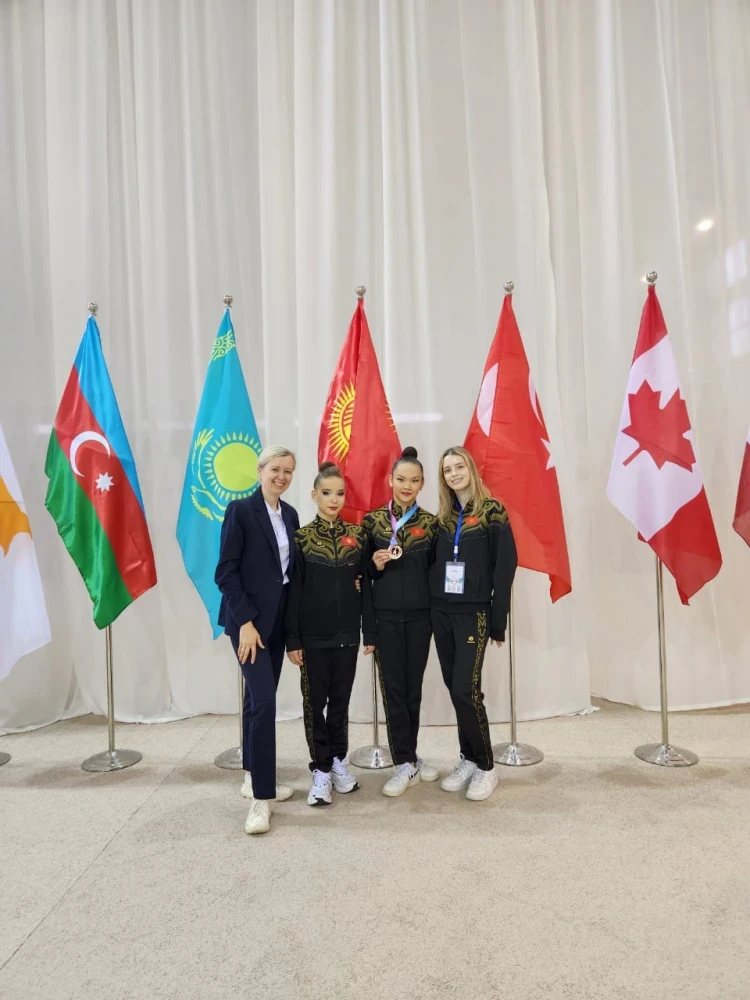 Gymnasts from Kyrgyzstan became finalists at the international tournament in Georgia