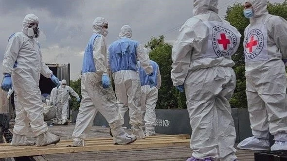 Russia and Ukraine exchanged the bodies of fallen servicemen