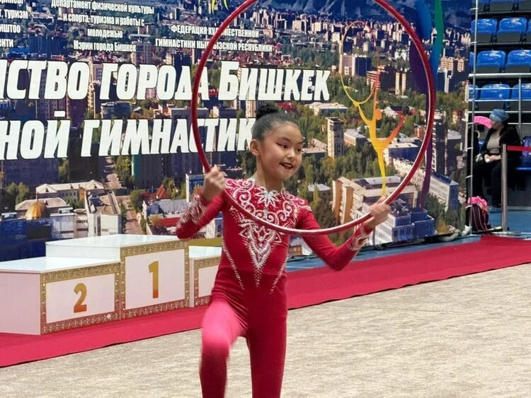 Artistic gymnastics competitions are taking place in Bishkek