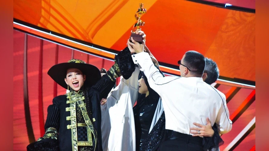 Winner of the Silk Way Star project — Mongolia — Misheel Joseph. Photo