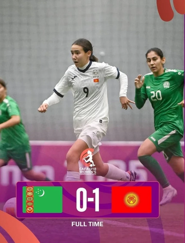 The women's national football team of Kyrgyzstan defeated Turkmenistan