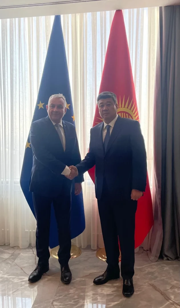 Forum 'Central Asia – European Union'. Bakyt Torobaev discussed cooperation with the EU Commissioner in Tashkent