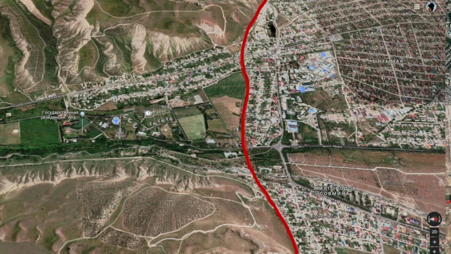 Есть дачные сообщества на Иссык-Атинском разломе. Жители удивляются, как там могут быть населенные пункты