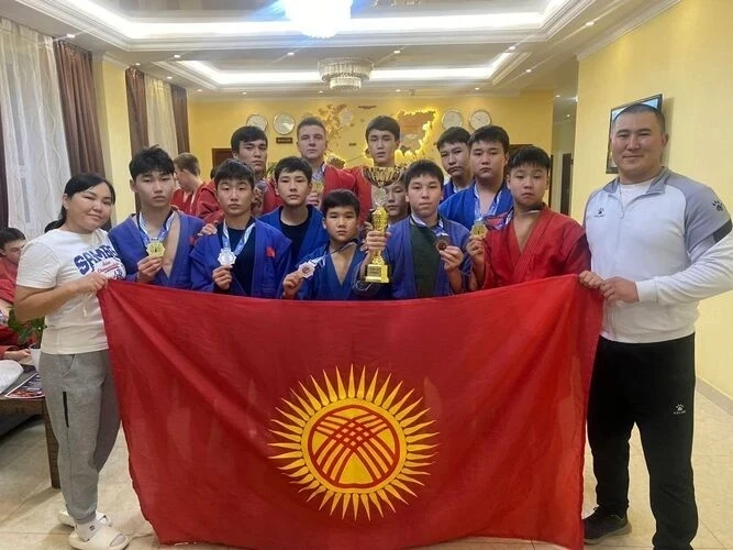Bishkek Sambo Wrestlers Won 7 Medals in Astana