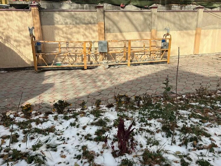 In Bishkek, builders illegally entered someone else's house to install equipment